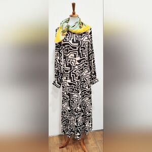 RICHARD ALLAN RETRO GEOMETRIC DRESS